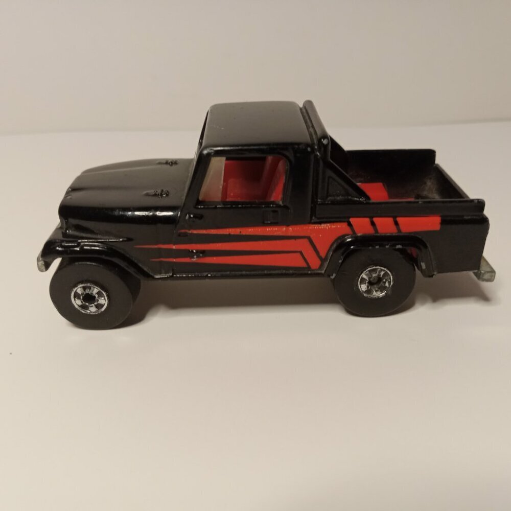 Vintage Hot Wheels Black Jeep Scrambler Trailbusters Diecast Truck 1982 India